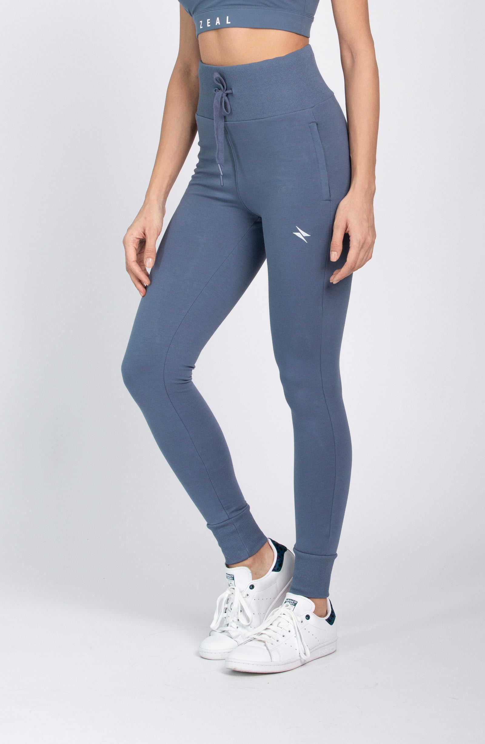 High Waisted Jogger - Pigeon